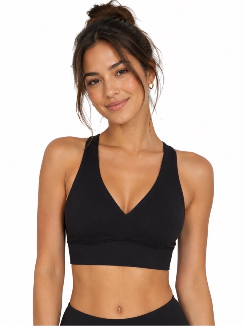 Aerie Sports Bra XXS Workout Black - Picture 8 of 8